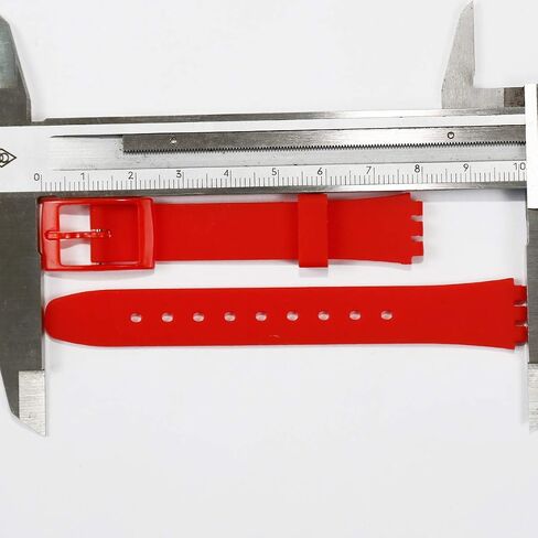silicone women's watch band Replacement for Swatch case diameter 25mm strap width 12mm Swiss quartz watch strap in Saudi Arabia