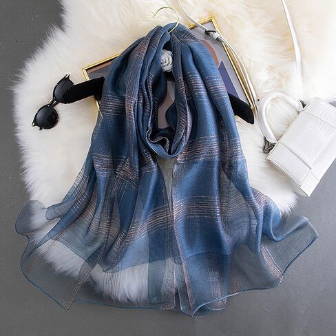 amokk Long Scarves for Women Lightweight Large Neck Scarf Elegant Wraps in Saudi Arabia