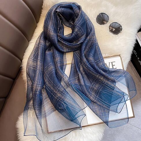 amokk Long Scarves for Women Lightweight Large Neck Scarf Elegant Wraps in Saudi Arabia
