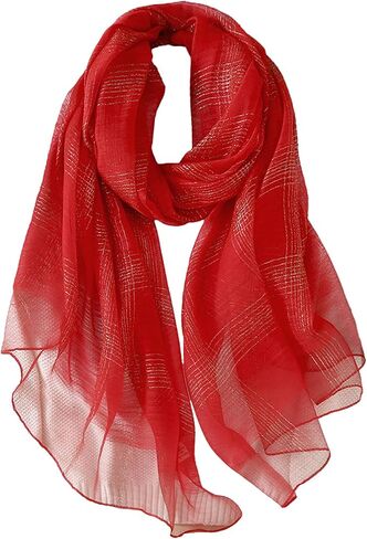 amokk Long Scarves for Women Lightweight Large Neck Scarf Elegant Wraps in Saudi Arabia