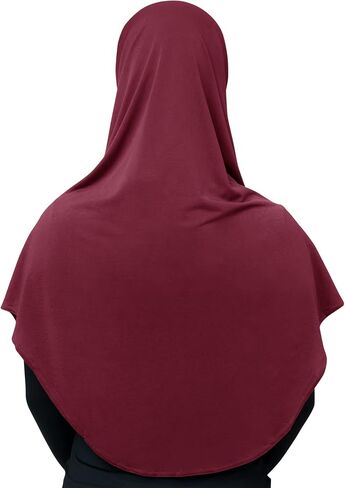 TheHijabStore.com Women's 1 Piece Amira Instant Hijab Ready to Wear Soft Head Wrap - Muslim Head Scarf Pull on Headwear in Saudi Arabia