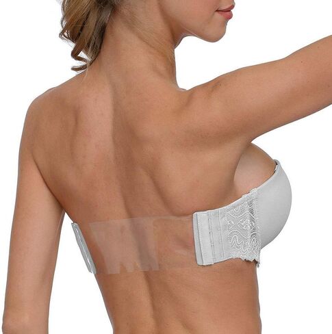 Plusexy Strapless Convertible Clear Straps Bra Underwire Invisible Backless Multiway Wedding Bras for Women in Saudi Arabia