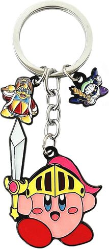 QIANGAO Krby Keychain Anime Cosplay Jewelry Kiby Keychain Gifts for Men Woman in Kuwait