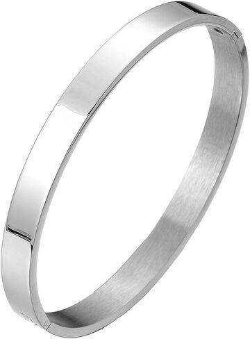 COOLSTEELANDBEYOND Classic Stainless Steel Bangle Bracelet for Men for Women in Saudi Arabia