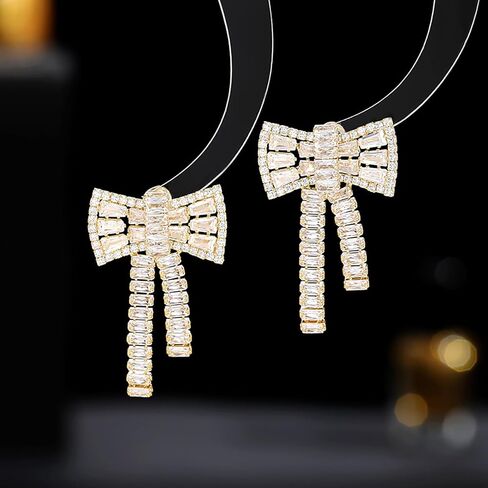 MaraLota كريستال الثريا حجر الراين العنقودية وأقراط للفتيات النساء سباركلي زركون أقراط الزفاف لحفل الزفاف in Kuwait