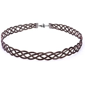 Coteeza Fairy Circlet Crown سلتيك غطاء رأس من القرون الوسطى مصنوع يدويًا مضفر عصابة رأس تيارا فايكنغ عصر النهضة زي إكسسوار للشعر إكليل بني وأسود للرجال والنساء لحفلات الزفاف التنكرية