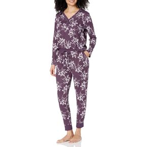 Karen Neuburger Women's Henley Long Sleeves Top & Cozy Bottom Pajama Set in Kuwait