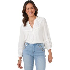 Democracy Women's Mixed Media Top in Kuwait