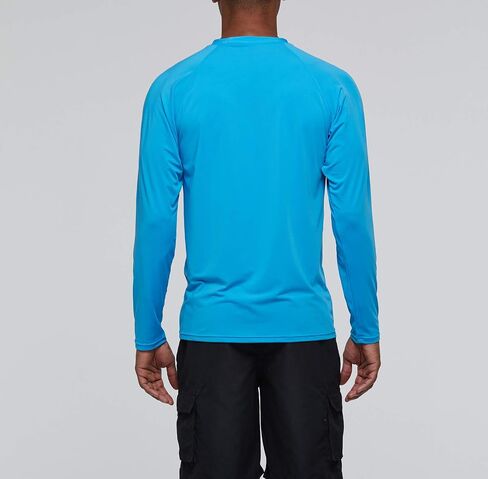 TENEMT Men’s UPF 50+ Rash Guard Long Sleeves Sun Protection Swim Shirts Athletic Beach Workout Swimwear Loose Fit in Saudi Arabia