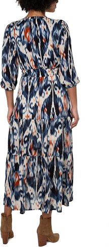 فستان طويل منسوج بطبقات 3/4 كم للسيدات من ليفربول in Kuwait