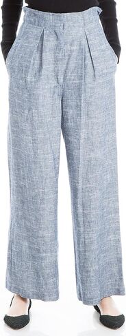 Max Studio Women's Pleated Front Easy Leg Pant in Saudi Arabia