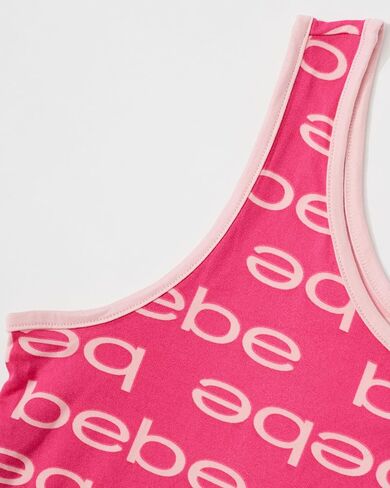 bebe Womens Sleep/Lounge Top With Pajama Shorts Sleepwear Set in Saudi Arabia
