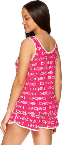 bebe Womens Sleep/Lounge Top With Pajama Shorts Sleepwear Set in Saudi Arabia