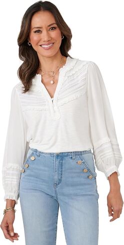 Democracy Women's Mixed Media Top in Saudi Arabia