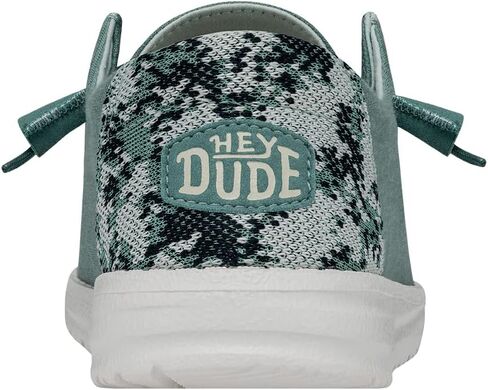 Hey Dude Women's Wendy Stretch Fleece Sea Blue Size 5 | Women's Shoes | Women's Slip On Shoes | Comfortable & Light-Weight in Kuwait