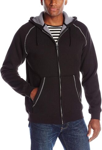 Charles River Apparel Men's Thermal Bonded Sherpa Sweatshirt in Kuwait