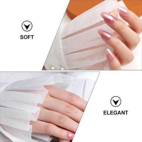 Lurrose Womans Shirts Wrist Fake Cuffs Ruffle Cuff Stretch Bracelet False Sleeves Organza Cuff Pleated Horn Cuffs Clothing Fake Cuffs for Women Girls Photography Props Womens Shirts in Saudi Arabia