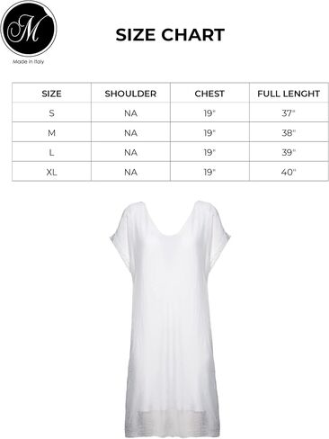 M Made in Italy Women's Simple Elegant Short Sleeve Shift Dress in Saudi Arabia
