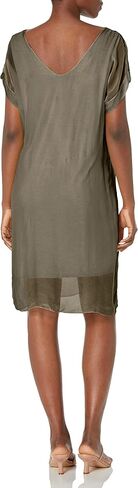 M Made in Italy Women's Simple Elegant Short Sleeve Shift Dress in Saudi Arabia