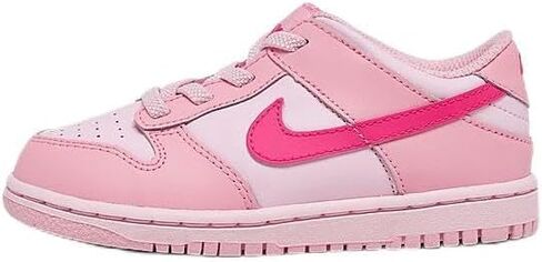 Nike Kids' Toddler Dunk Low Casual Shoes Medium Soft Pink/Pink Foam/Hyper Pink 4C in Saudi Arabia