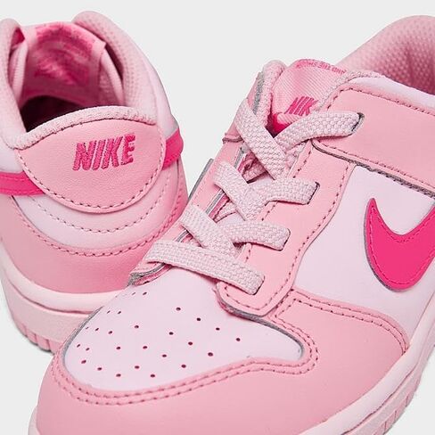 Nike Kids' Toddler Dunk Low Casual Shoes Medium Soft Pink/Pink Foam/Hyper Pink 4C in Saudi Arabia