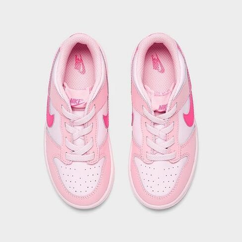 Nike Kids' Toddler Dunk Low Casual Shoes Medium Soft Pink/Pink Foam/Hyper Pink 4C in Saudi Arabia
