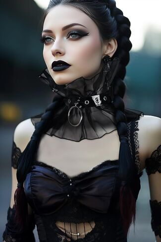 JEGERMIG ياقة فيكتورية مكشكشة عتيقة من التول المنفصل وشاح قابل للفصل بطبقات من الدانتيل وياقة وهمية in Kuwait