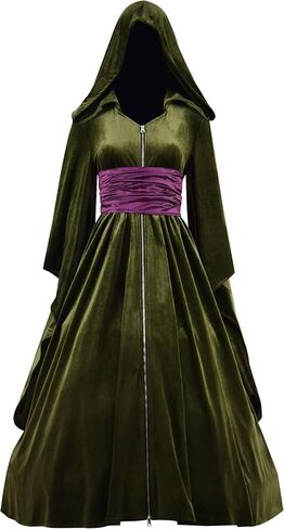 زي Forwacos Padme Amidala التنكري للنساء، فستان Padme باللون الأخضر، مجموعة كاملة من زي Jedi لأزياء الهالوين التنكرية in Kuwait