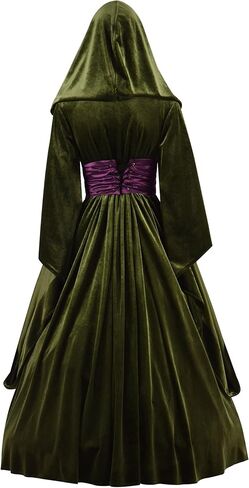 زي Forwacos Padme Amidala التنكري للنساء، فستان Padme باللون الأخضر، مجموعة كاملة من زي Jedi لأزياء الهالوين التنكرية in Kuwait