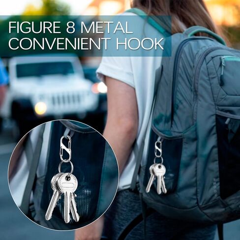 24pcs Zipper Clips Anti Theft Dual Spring S Shaped Carabiner Clip Theft Deterrent Backpack Zipper Pull Lock Zipper Clip for Suitcase Camping Hiking in Kuwait