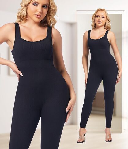 Sliot اليوغا بذلة المرأة قطعة واحدة حللا للنساء تجريب بذلة رومبير Bodycon مضيئة تانك الأعلى ارتداءها الزي in Kuwait