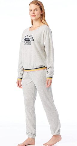 Lucky Brand Women's Super Soft Hacci Long Sleeve and Pant Lounge Set in Saudi Arabia