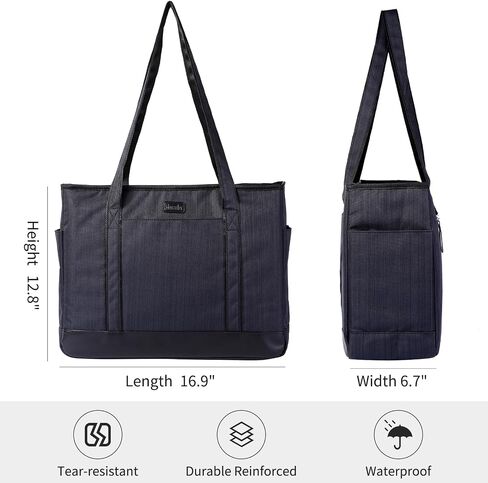 Fashion Teacher Tote Bag, Large Utility Work Bags with Laptop Compartment for Women & Men in Saudi Arabia