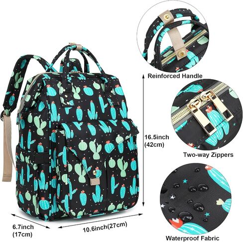 Mimfutu البقرة طباعة حقيبة الكمبيوتر المحمول كلية حقيبة الظهر المدرسية Bookbags ممرضة حقائب الظهر حقائب السفر Daypacks عادية للنساء الفتيات يناسب دفتر 15.6 بوصة in Kuwait