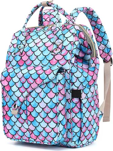Cow Print Laptop Backpack College School Backpack Bookbags Nurse Backpacks Travel Bags Casual Daypacks for Women Girls Fits 15.6 Inch Notebook in Kuwait