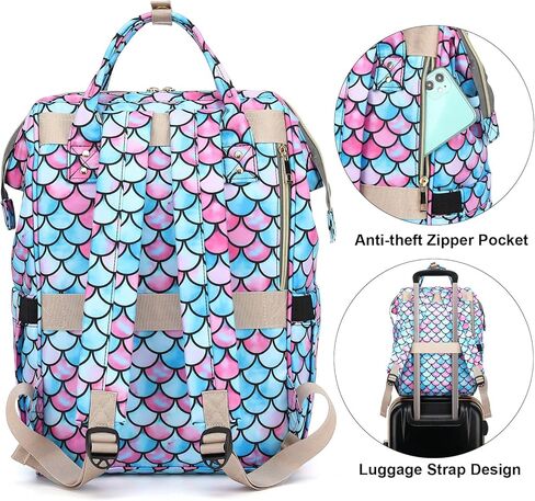 Cow Print Laptop Backpack College School Backpack Bookbags Nurse Backpacks Travel Bags Casual Daypacks for Women Girls Fits 15.6 Inch Notebook in Kuwait