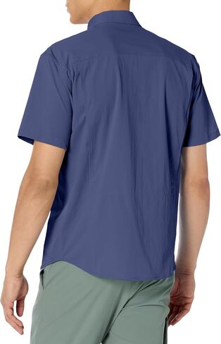 HUK Men's Back Draft Solid Short Sleeve Button, Vented Fishing Shirt in Saudi Arabia