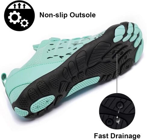 HIITAVE Women Barefoot Water Shoes Breathable Beach Shoes Minimalist for Outdoor Hiking in Kuwait