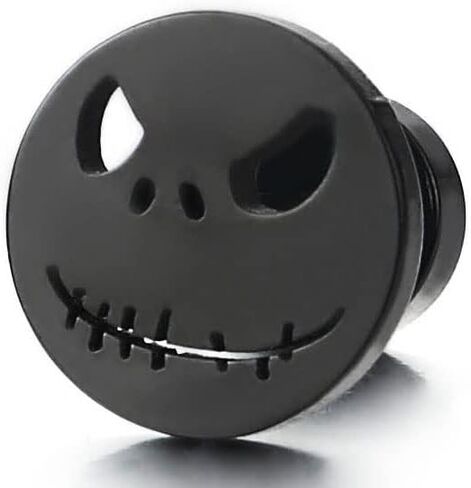 2pcs Men Women Steel Little Monster Circle Stud Earrings, Cheater Fake Ear Plugs Gauges in Saudi Arabia