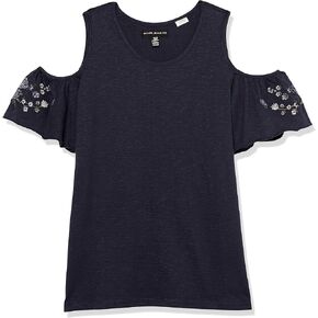 Silver Jeans Co. Girls' Short Sleeve Knit Top