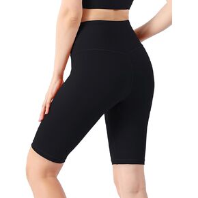 سروال اليوغا النسائي عالي الخصر من MotoRun في السراويل القصيرة والتحكم في البطن بطول كامل مع عدم وجود درزات أمامية مقاس حر in Kuwait