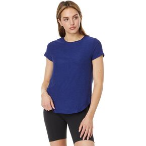 Beyond Yoga Womens Featherweight On The Down Low Tee Deep Ocean Heather LG One Size in Saudi Arabia
