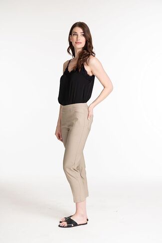 SLIM-SATION مصنوع من نسيج قطني طويل ذو خطوط رفيعة مع تحكم في البطن وجيوب أمامية وخلفية عملية in Kuwait