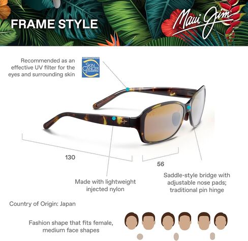Maui Jim Women's Koki Beach Polarized Fashion Reading Sunglasses in Saudi Arabia
