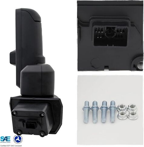 AKKON - Fit 2019-2023 Chevy Silverado/GMC Sierra 2500HD 3500HD Towing Mirror Power Heated Turn Signal Bling Spot Light Temp Sensor Black in Kuwait