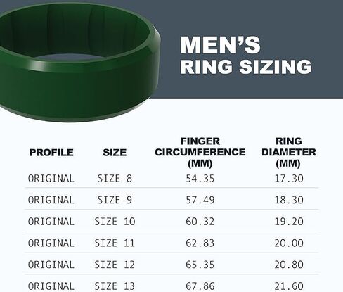 FlexForce Brands Men's Silicone Ring, Rubber Wedding Band, Breathable & Durable for a Comfort Fit in Saudi Arabia