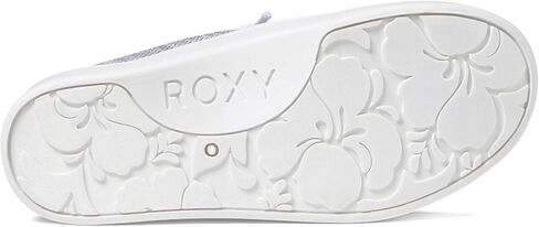 حذاء رياضي بناتي من Roxy Bayshore ذو نسيج مغلق بالإضافة إلى (طفل صغير/طفل كبير) رمادي أسفلت 3 Little Kid M in Saudi Arabia