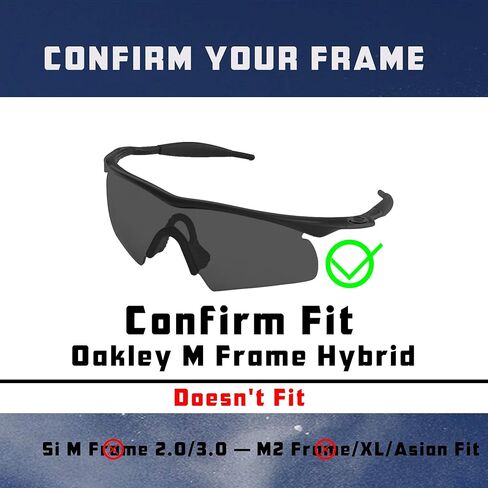 استبدال العدسات لنظارة شمسية مستقطبة بإطار Oakley M هجين بفتحات تهوية in Kuwait