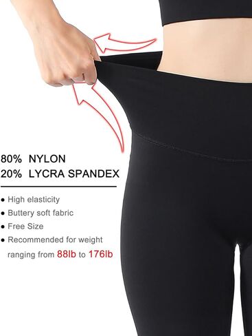 سروال اليوغا النسائي عالي الخصر من MotoRun في السراويل القصيرة والتحكم في البطن بطول كامل مع عدم وجود درزات أمامية مقاس حر in Kuwait