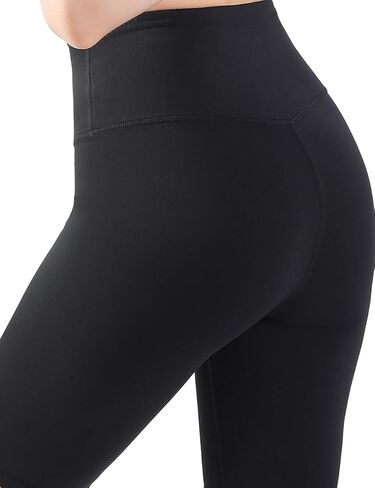 سروال اليوغا النسائي عالي الخصر من MotoRun في السراويل القصيرة والتحكم في البطن بطول كامل مع عدم وجود درزات أمامية مقاس حر in Kuwait